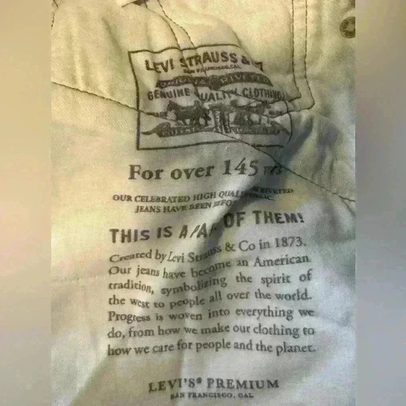 Levis Men’s Jeans33X34 Blue Denim Strong Two Tone Baggy Straight Leg NWT Skater - Picture 10 of 12